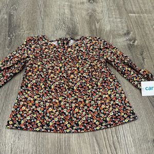 New Carters 6 month Floral Shirt 6 Month baby girl C30